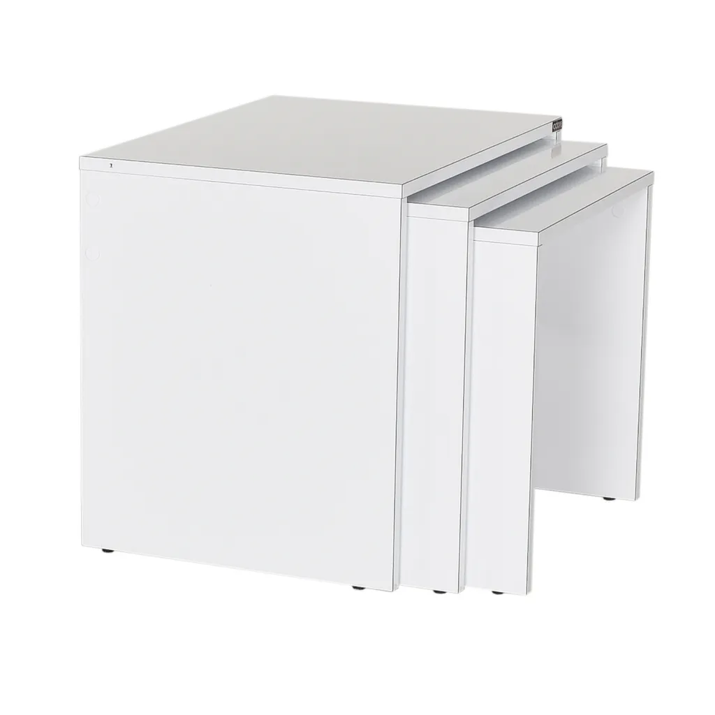 Table basse blanche rectangulaire Skye Decor pour petit salon moderne
