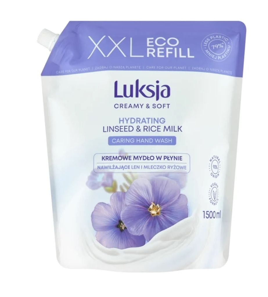 Luksja Flüssigseife Flachs und Reismilch 1,5 l