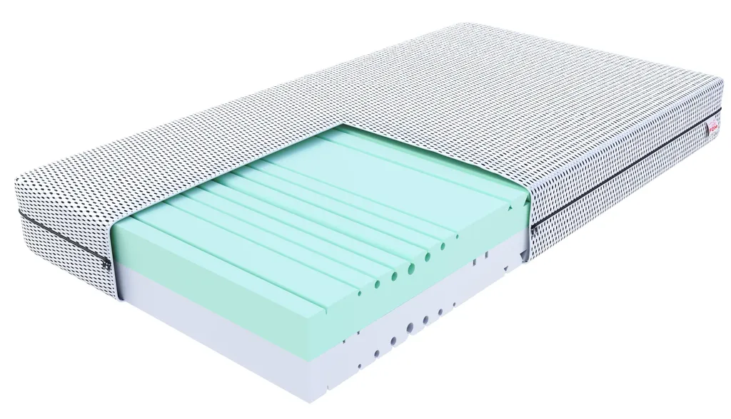 Matelas en mousse ergonomique 80x200 cm SPACE Home - Confort 21 cm