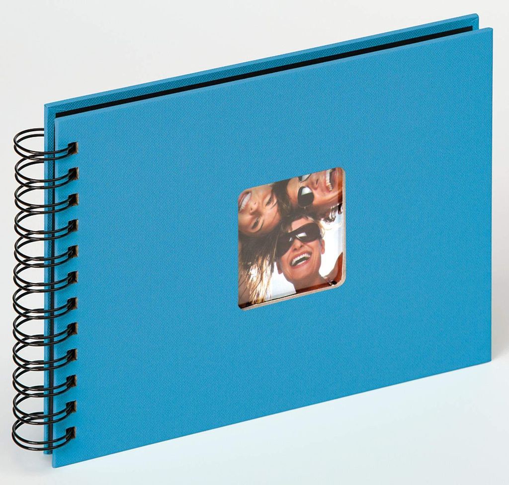 Špirálový album Walther Fun ocean blue 23x17 cm 40 čiernych Obrázok produktu 