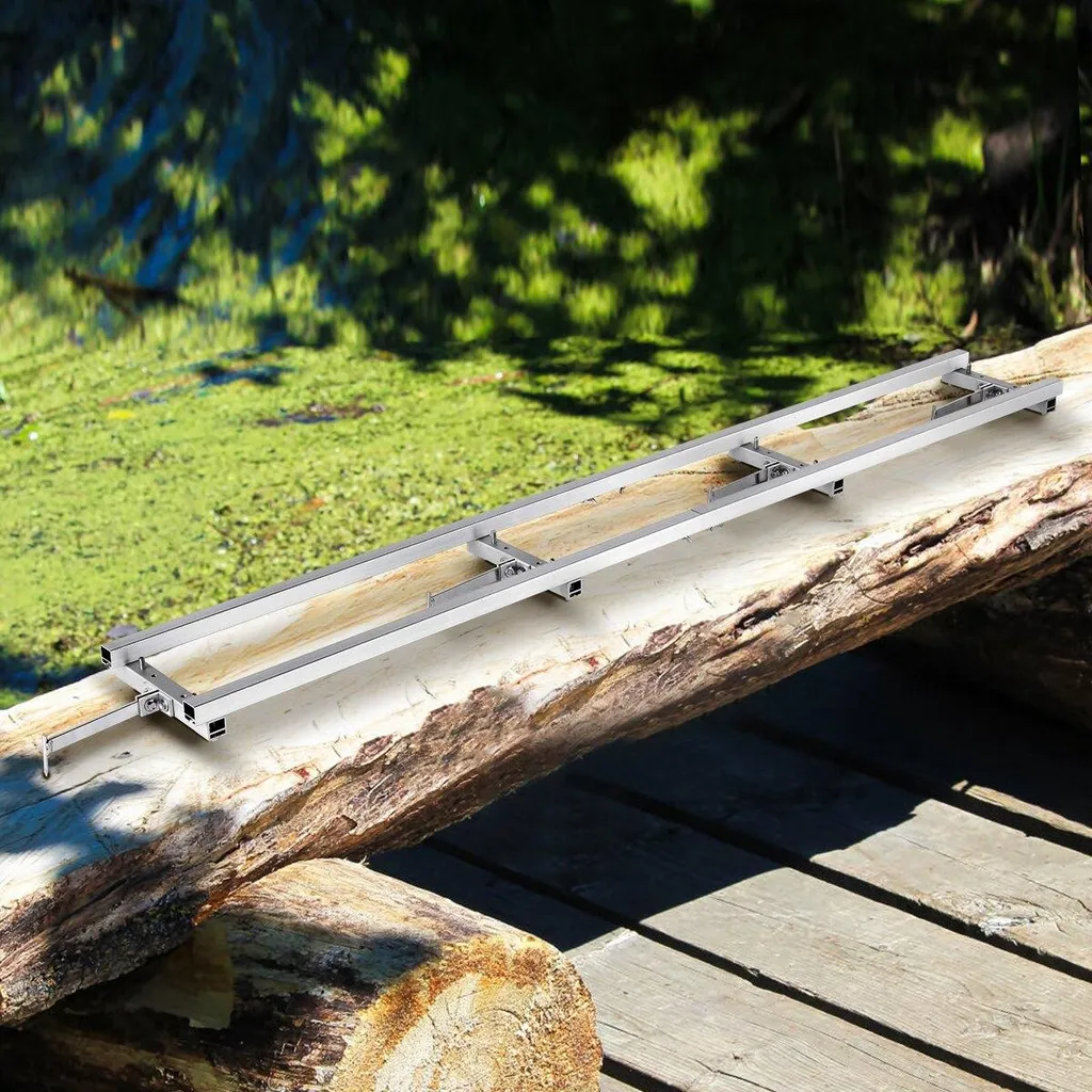 Guide de sciage pour grumes 9 pieds avec 4 barres de support stable - 8