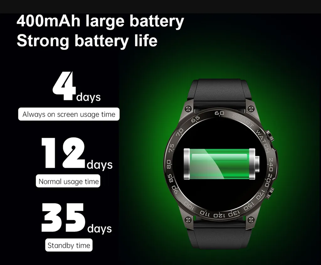 Montre connectée DM50 écran AMOLED et appels Bluetooth mains libres - 8
