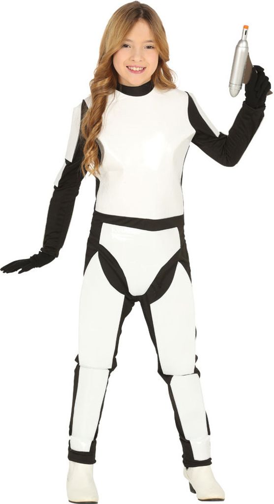 Superheld Kosmische Kriegerin Jumpsuit Kostüm Karneval Fasching Weltraum Mission Zeichentrick Abenteuerfigur Kinder Party Film SciFi Outfit Rolle,...