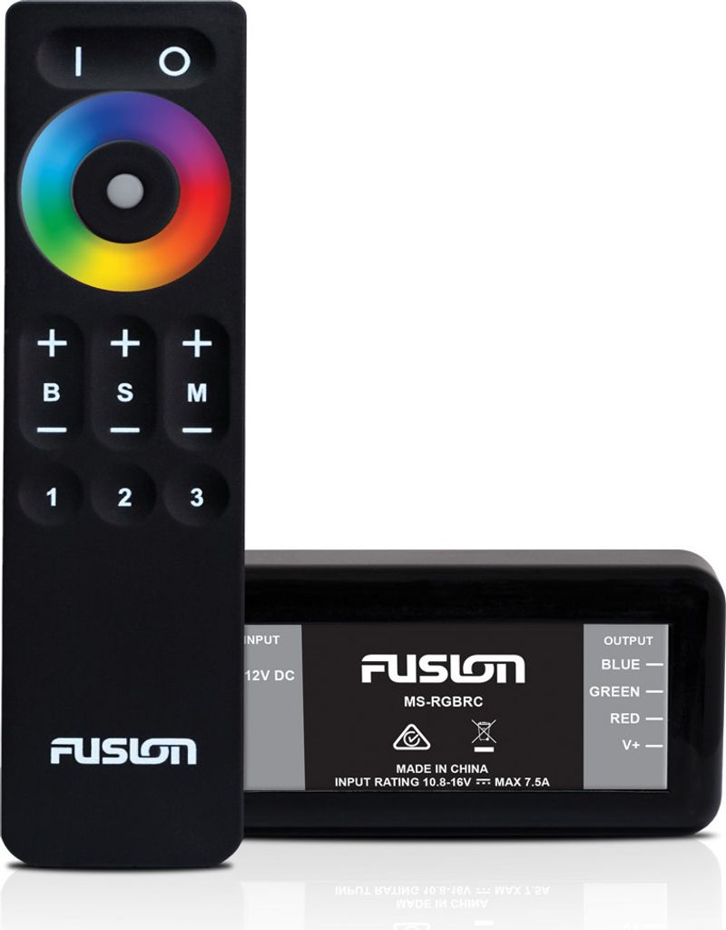 Garmin Fusion Lautsprecherbeleuchtungsfernbedienung Schwarz Schwarz One Size