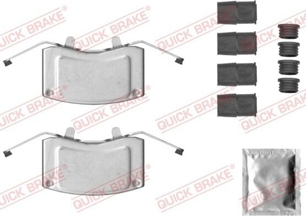 Zubehörsatz, Scheibenbremsbelag QUICK BRAKE 109-0051