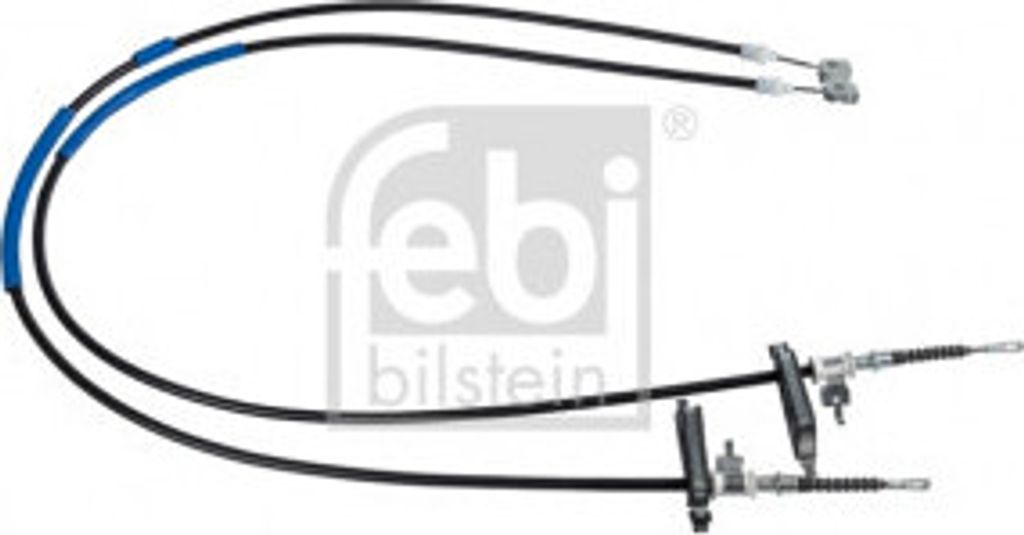 FEBI BILSTEIN 108956 - OE 98AG2A603BJ Seilzug, Feststellbremse für Focus (DAW, DBW), Focus (DNW), Focus (DFW)