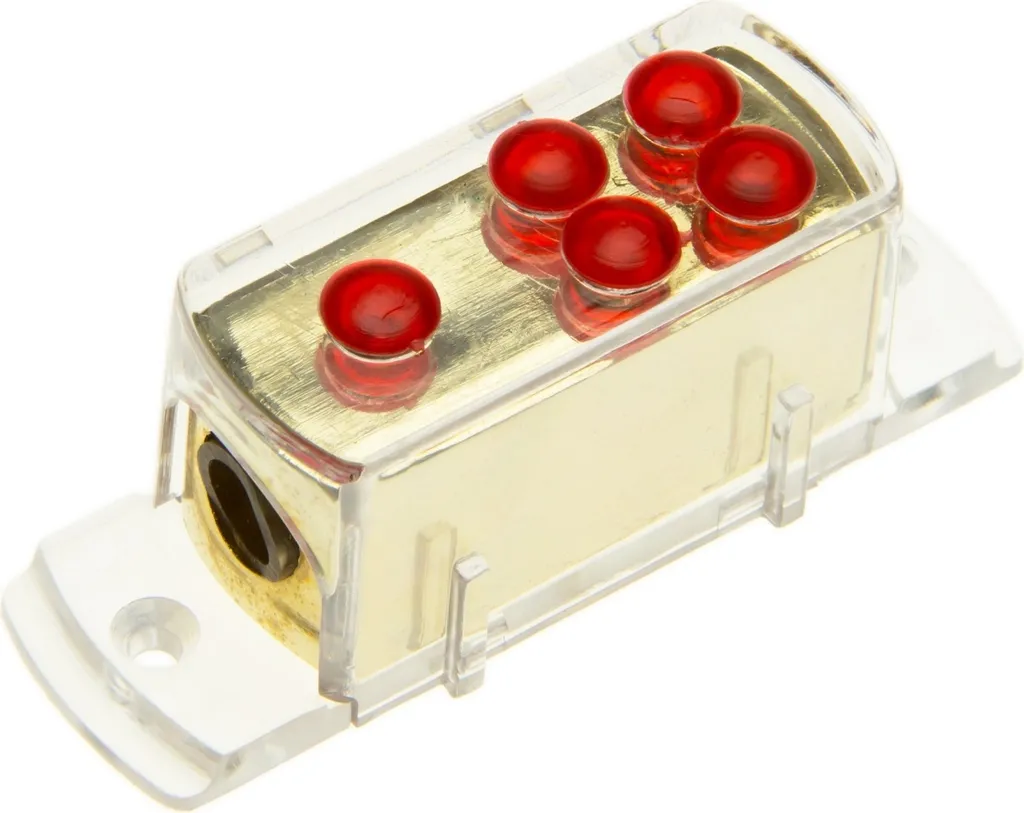 Cavo Alimentazione 12V Auto Blocco Distributore 1 a 4 Amplificatore