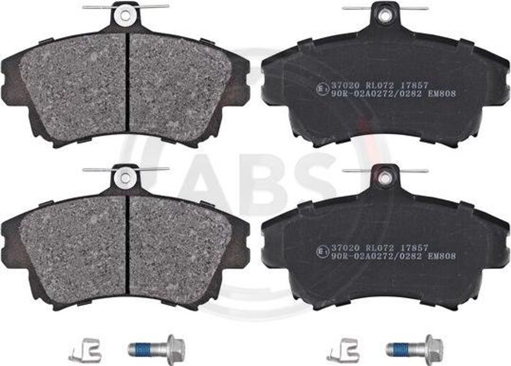 A.B.S. 37020 Bremsbelagsatz, Scheibenbremse OE M850976 kompatibel mit V40, S40, Carisma