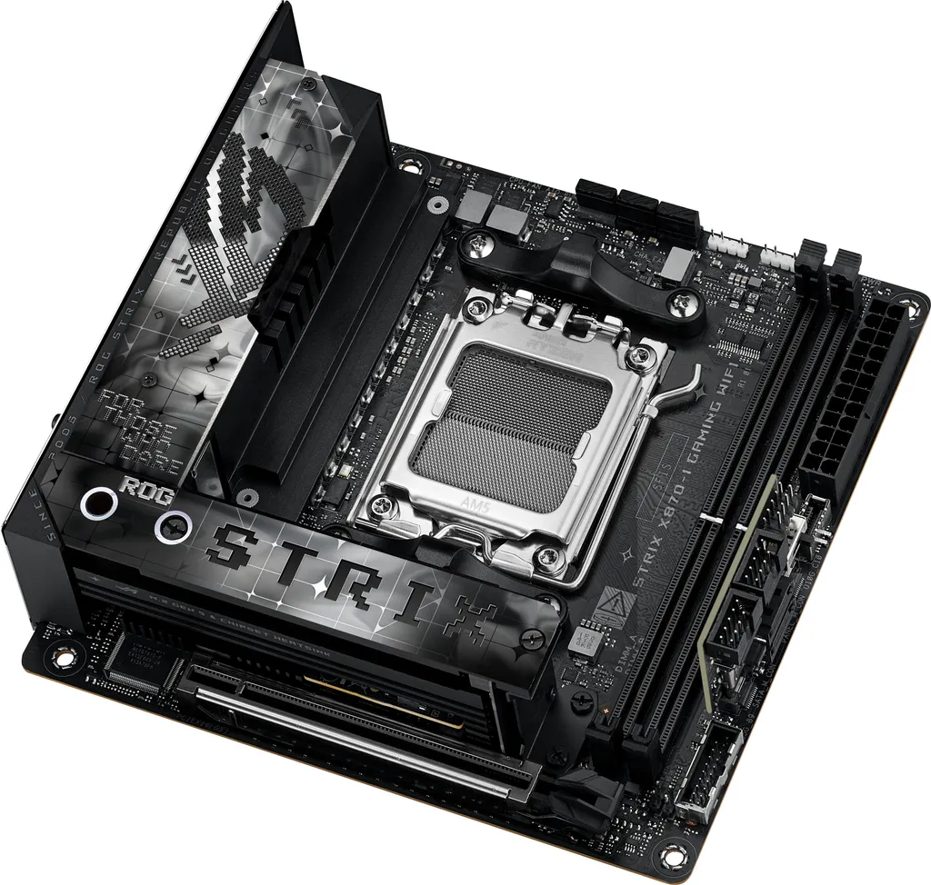 ASUS ROG STRIX X870-I Carte Mère AM5 Idéale pour PC Gaming Compact