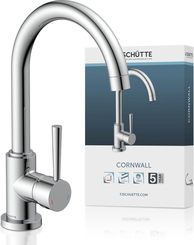 SCHÜTTE Küchenarmatur CORNWALL, Wasserhahn Küche mit Produktbild 
