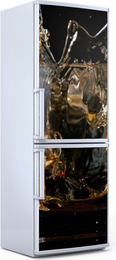 Magnete Dekorative - 60 cm x 180 cm - Küche Magnetmatte Kühlschrankmagnete - Whisky Glas