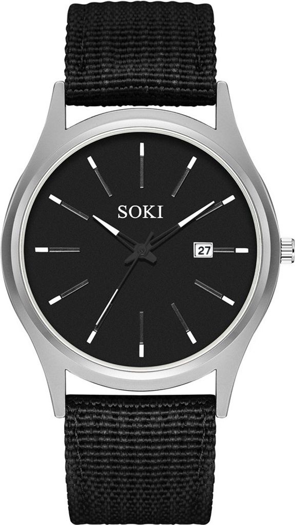 Sportlich-elegante Herrenuhr Matteo in Schwarz - Ideal für jeden Anlass KP11643