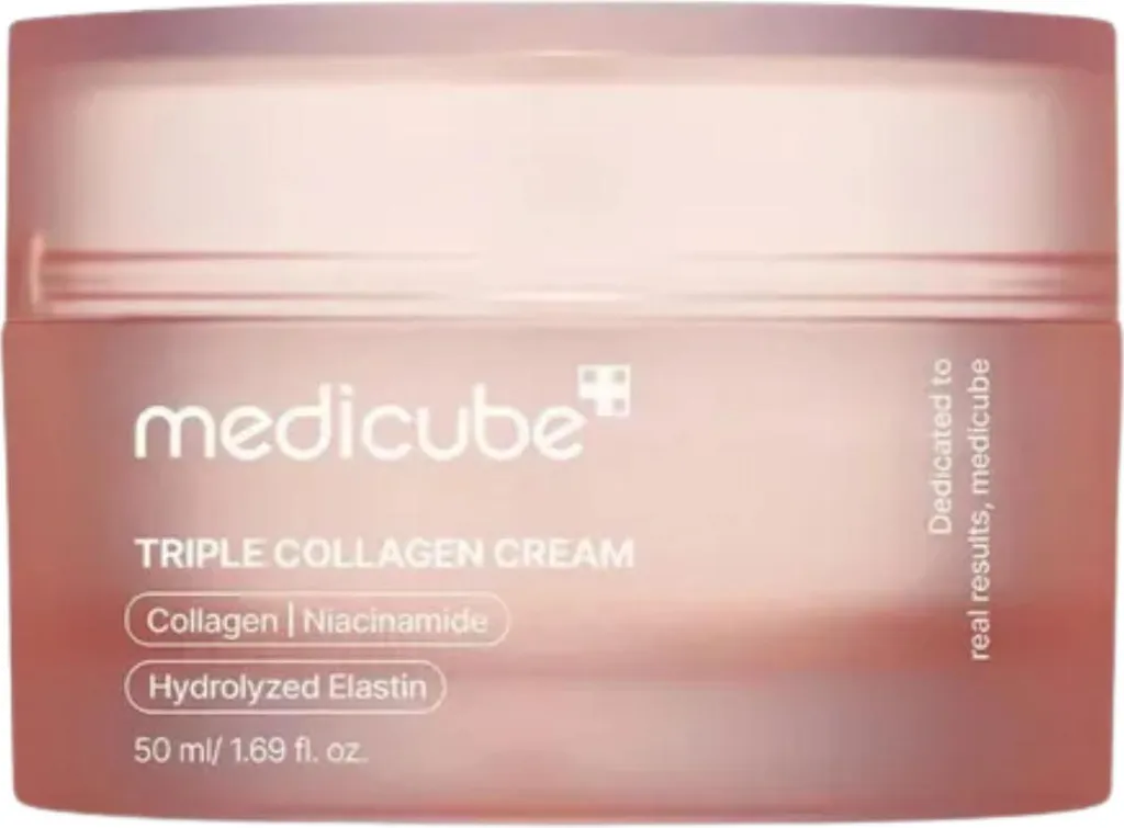 Anti-relâchement : Medicube Triple Collagen Cream 50ml pour visage et cou