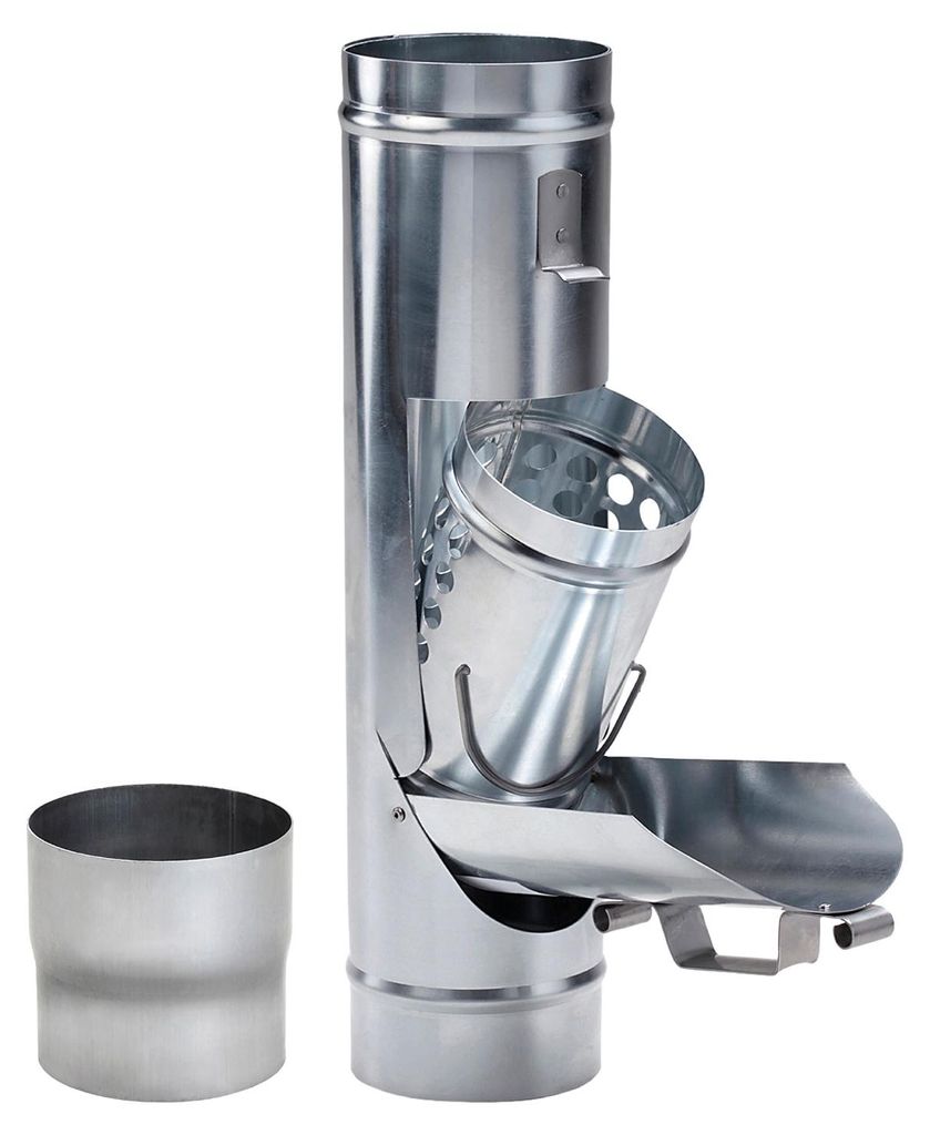 Laubsammler Zink mit Korb DN 100 inkl. Adapter Produktbild 