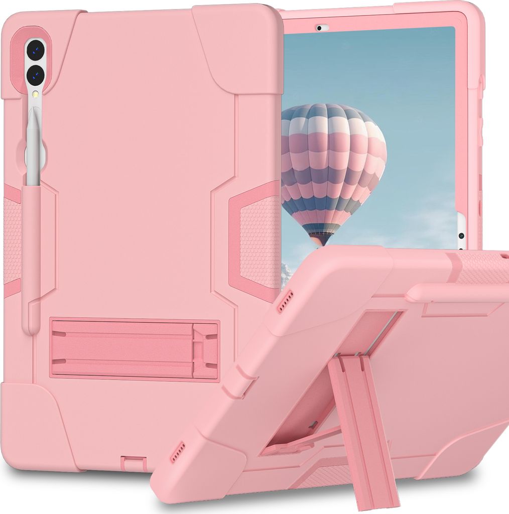 Hülle für Samsung Galaxy Tab S9 Plus/S9 FE Plus 12,4" SM-X810/X816B/X818U/X616B 2023 Hybrid Dreilagige Robust Stoßfest Schwerlast Schutzhülle m...