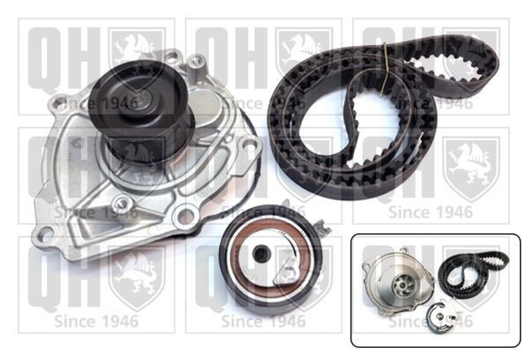 QUINTON HAZELL QBPK8900 Zahnriemensatz + Wasserpumpe für JEEP WRANGLER III (JK) für CHRYSLER GRAND VOYAGER V (RT) für LANCIA Voyager (404) für ...