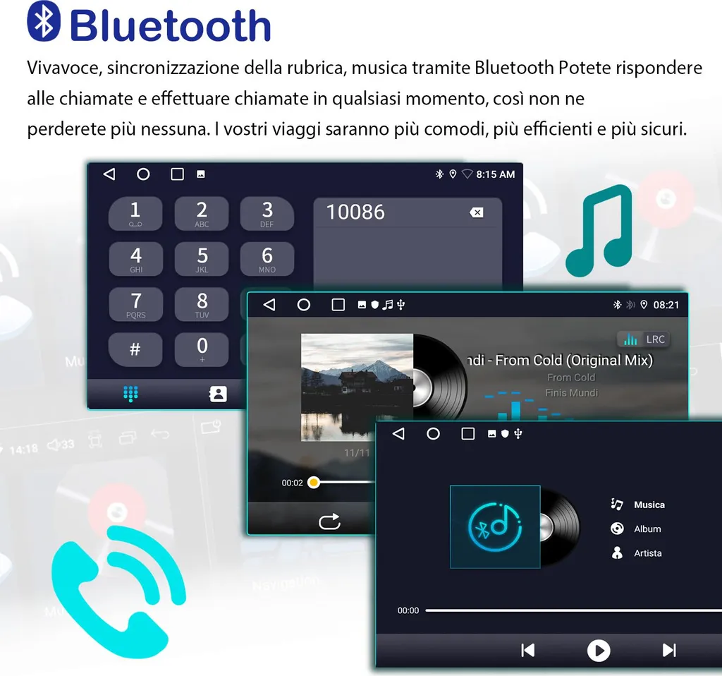 Android Radio 64GB per Renault Clio IV 2012-2016 Carplay Navi Controllo del volante Bluetooth RDS WIFI DSP GPS DAB+ - 4