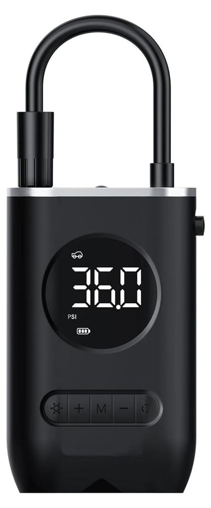 OKWISH Luftpumpen, Akku Luftkompressor Auto, kabellose elektrische Luftpumpe, tragbare Reifenpumpe mit Digitalanzeige, USB wiederaufladbar, Auto Mo...