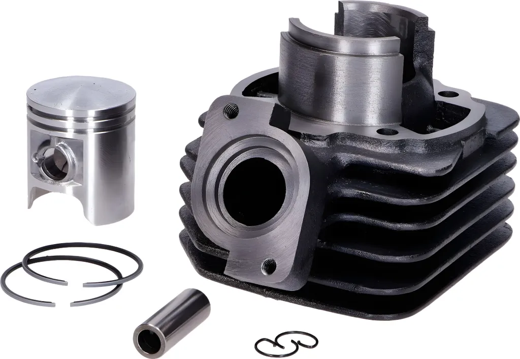 Kit cylindre DMP 50cc fonte pour moteur Peugeot vertical AC - Scooter