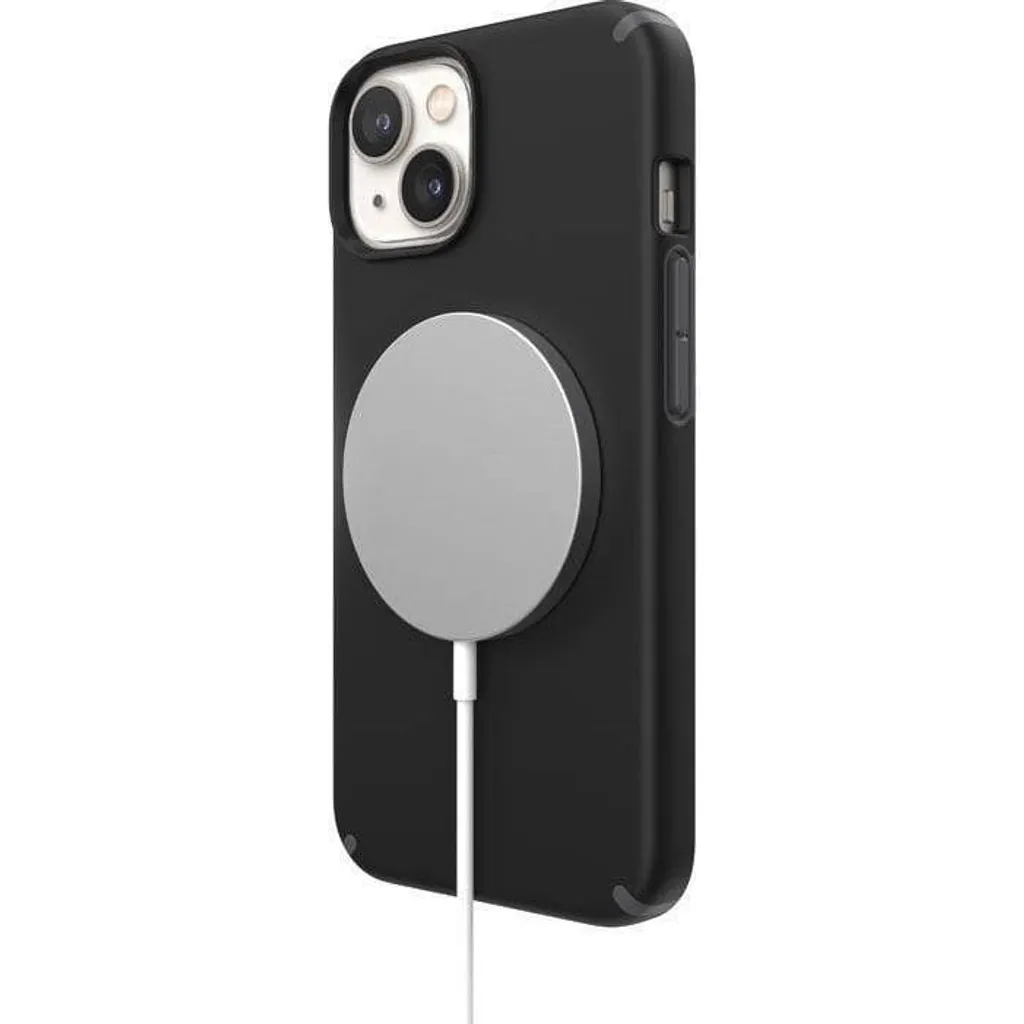 Protection iPhone 15 Plus Speck CandyShell Pro MagSafe Antichoc Grise