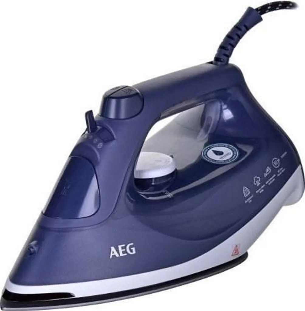Fer à vapeur haute précision AEG Delicate 6000 bleu puissant de 2400W