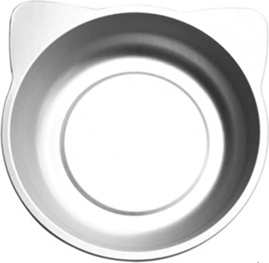 Panier pour chat en aluminium silver - Couchage robuste et hygiénique