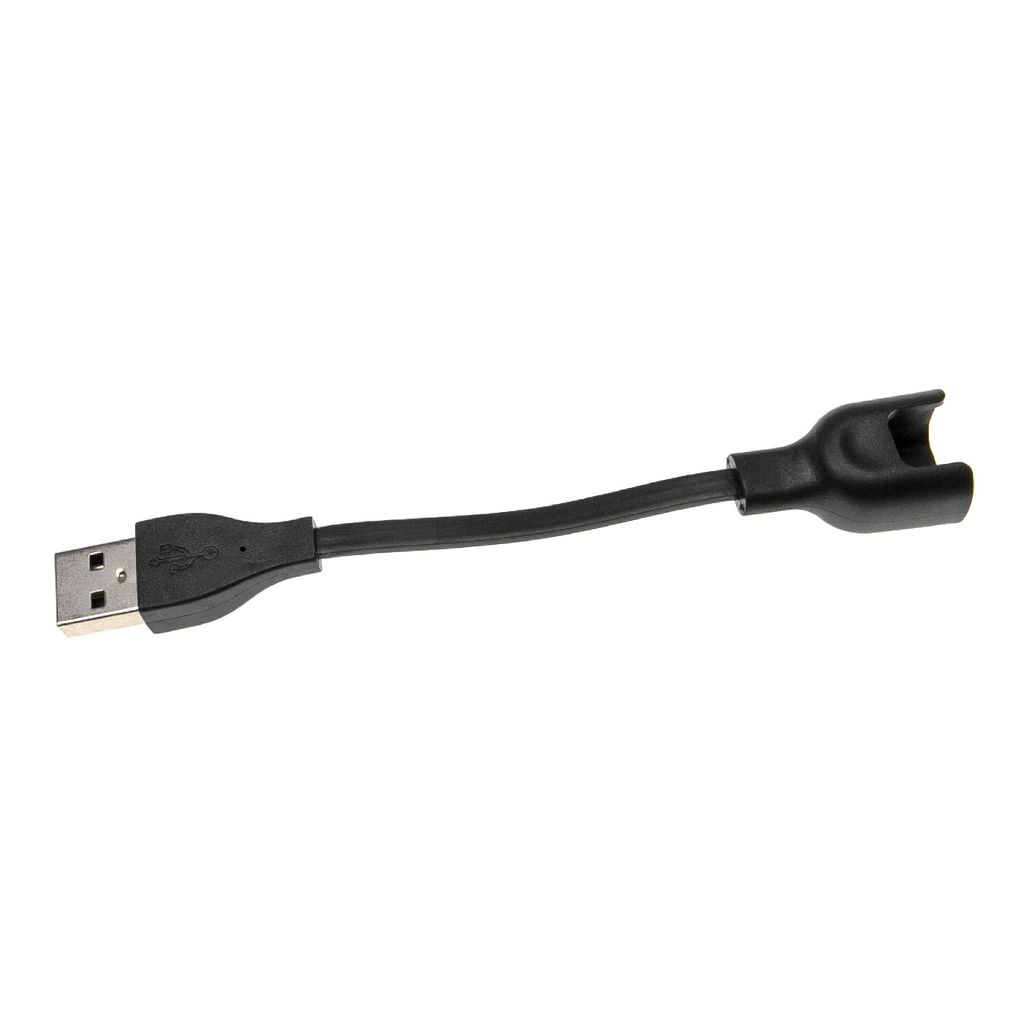vhbw USB Ladekabel kompatibel mit Huawei Running 4e, 3e Smartwatch Fitnesstracker - Ladestation Schwarz, 12,5 cm
