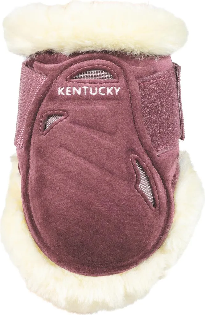 Protections arrière Kentucky Velvet et fourrure végane Vieux Rose taille S