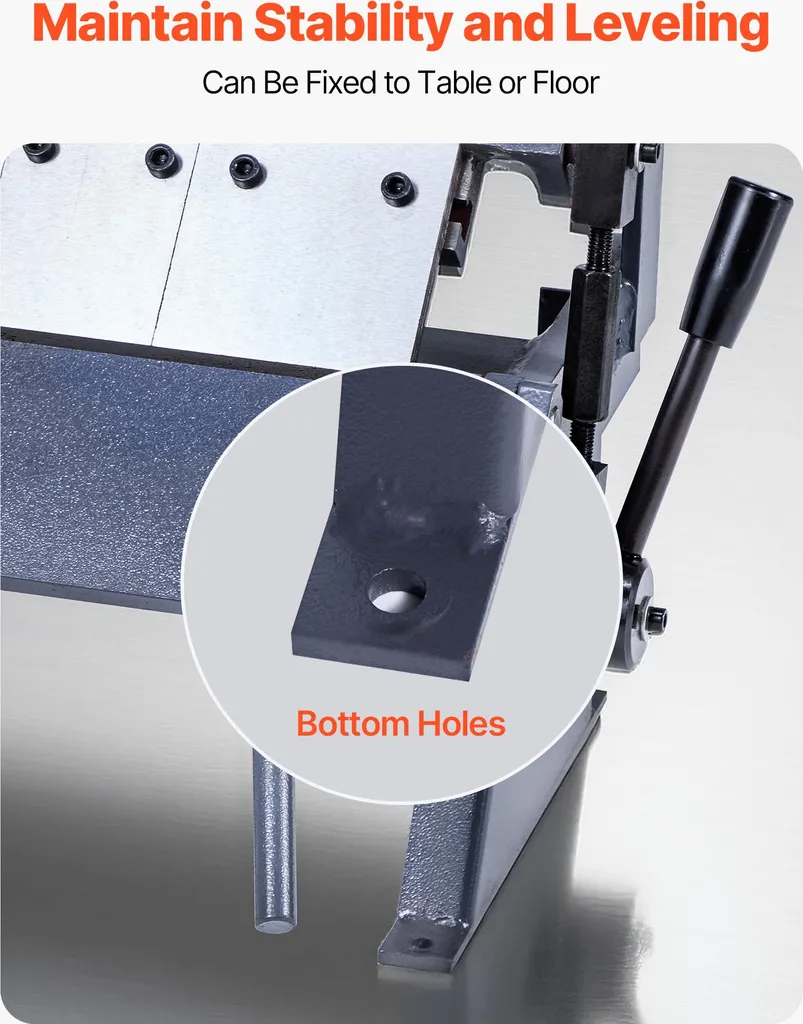 Plieuse de Tôle Manuelle 305 mm - Solution de Pliage Précis VEVOR - 5