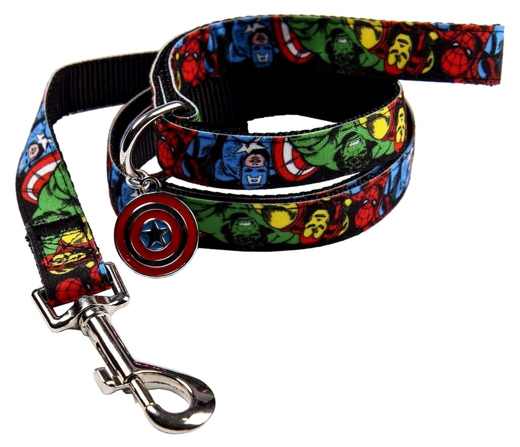 Marvel Hundeleine Kleine Hunde 1,2 m | Leine Hund Offizieller Lizenz