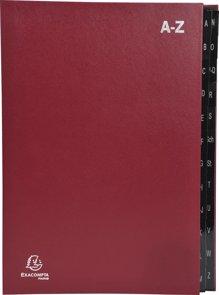 Trieur Rigide Exacompta Rouge 57225E - Fini les Papiers en Désordre