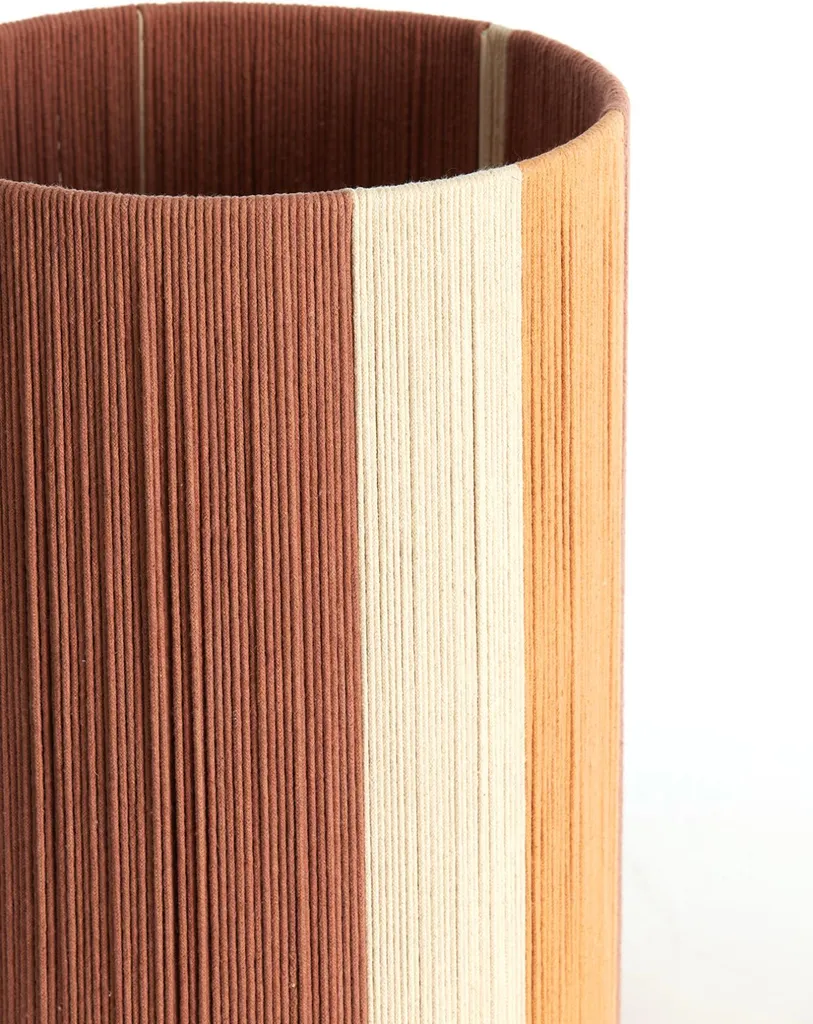 Abat-jour Rouge en Textile de Qualité Ø 30cm Modèle Medan de Luxe - 2
