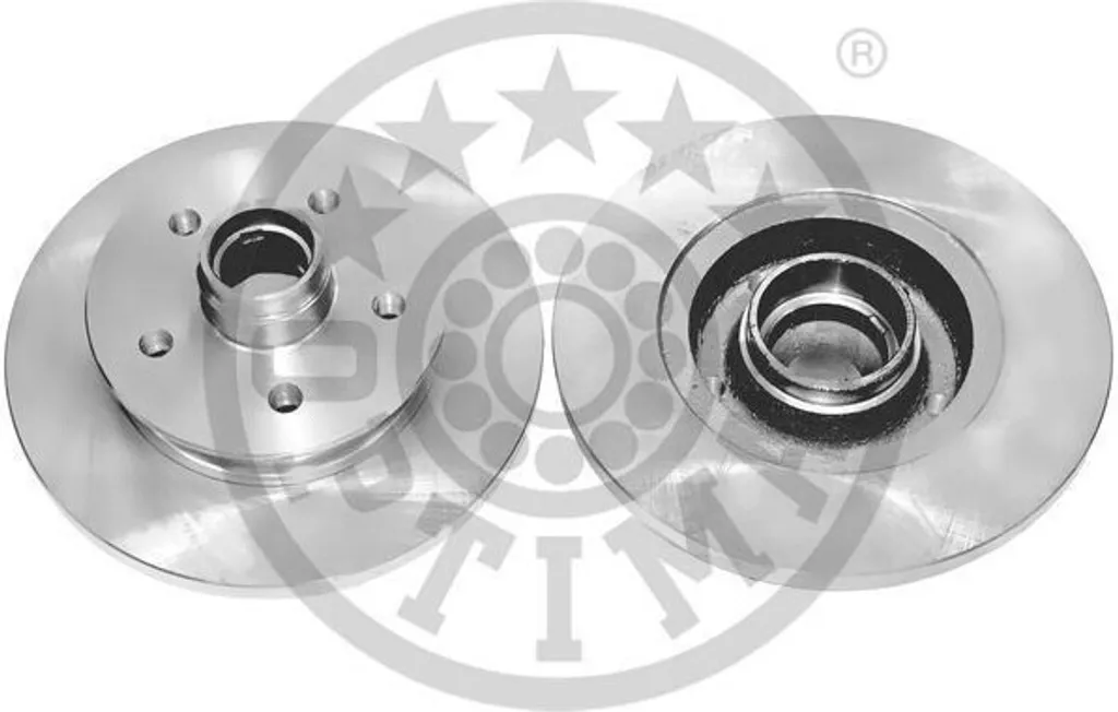 2 Disques de frein OPTIMAL BS-4150C pour VW Transporter III Bus 258mm