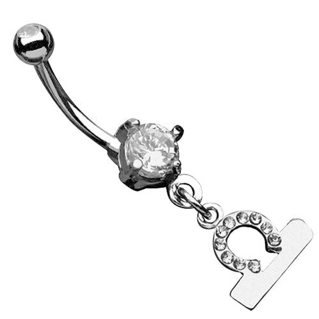 Taffstyle Bauchnabelpiercing Bauchnabelpiercing Kristall Produktbild 