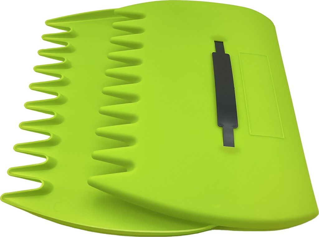 2pcs Garten Rasenblattkrallen Gartenarbeit Plastik Rake wiederverwendbare Blätter Gripper Reinigungswerkzeug Hof Blatt Mülleimer Kollektion Schau...