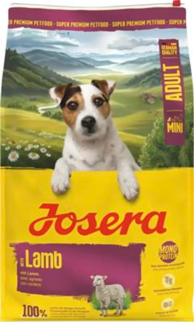 Croquettes Agneau Sans Maïs Josera Lamb Mini Adult pour Petites Races 10kg