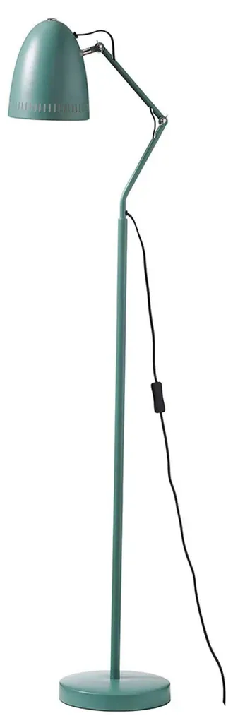 Lampadaire Dynamo Menthe Foncé avec Abat-jour Orientable en Métal Mat