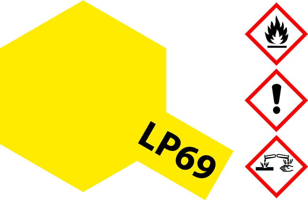 TAMIYA LP-69 LP-69 Klar Gelb Lacquer 10ml