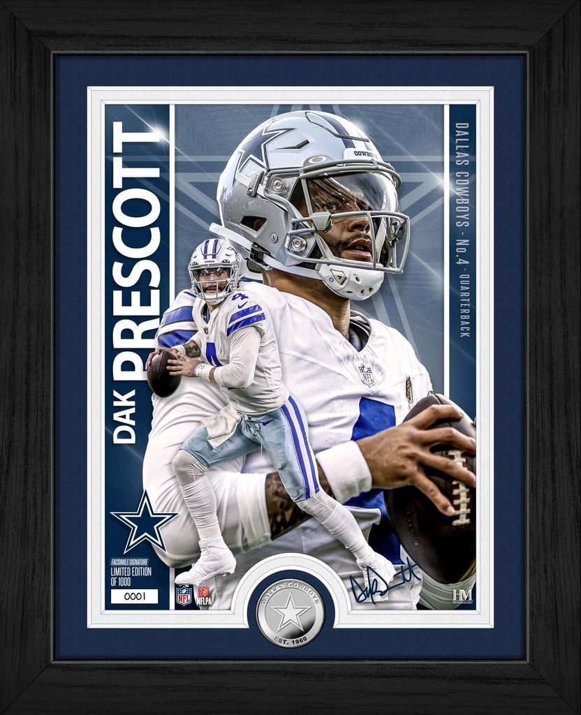 Dak Prescott Dallas Cowboys Artist Coin Bild