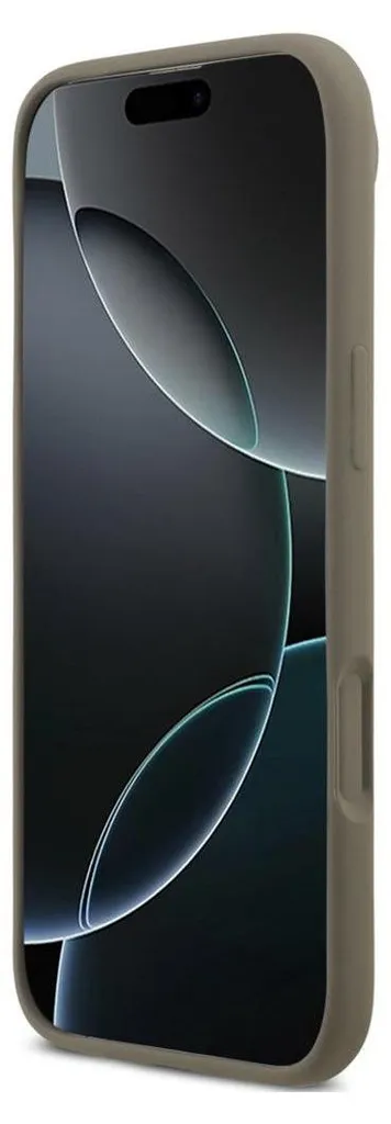 Coque GUESS iPhone 17 Air GUHCP17MSC4GSMW Silicone Brun Big 4G Script