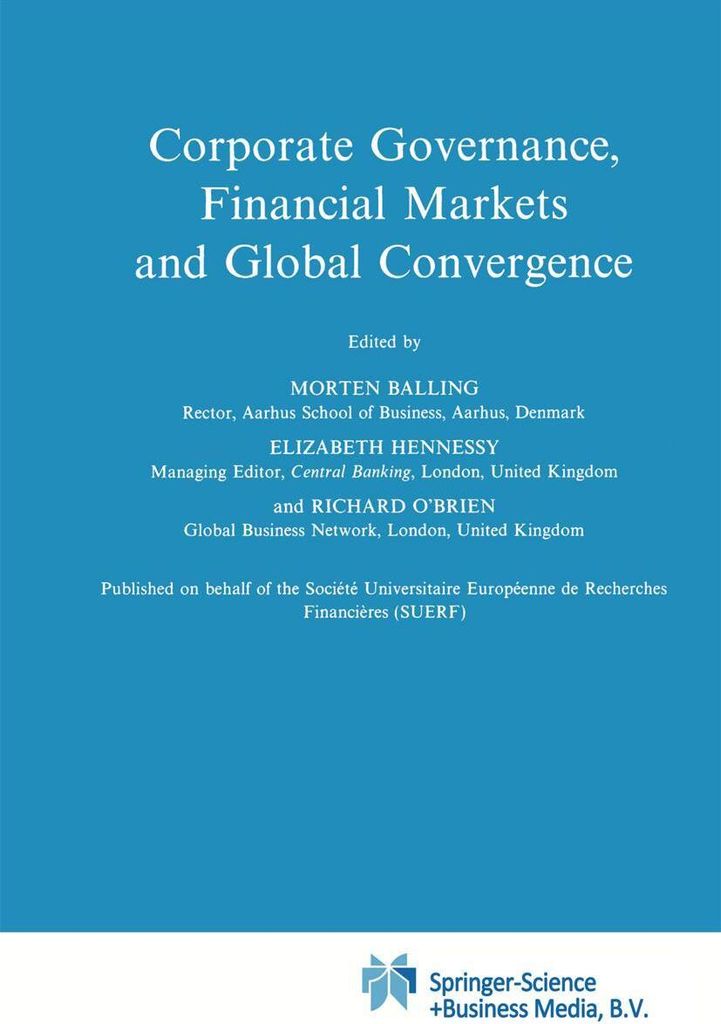 Corporate Governance, Finanzmärkte und globale Konvergenz