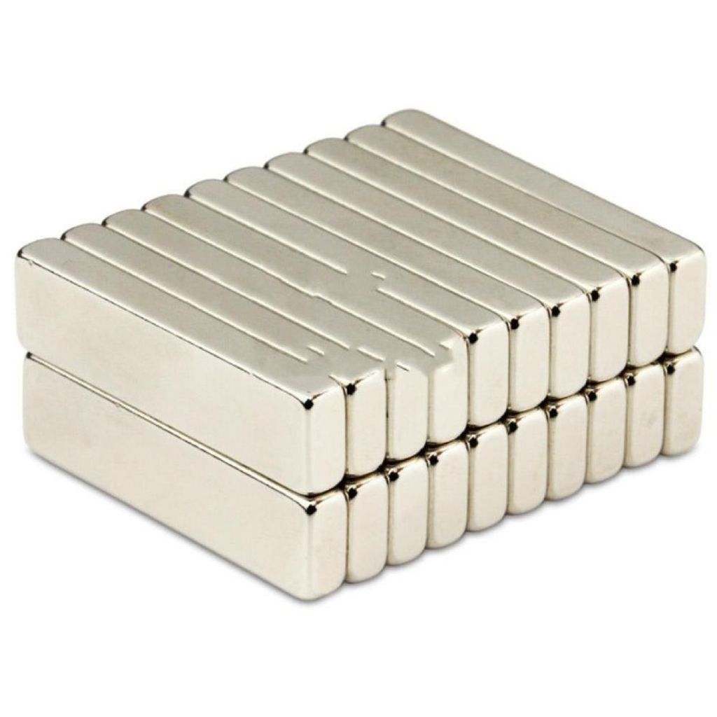Magnes neodymowy w kształcie prostopadłościanu 40 x 10 x 5 Zdjęcie produktu 