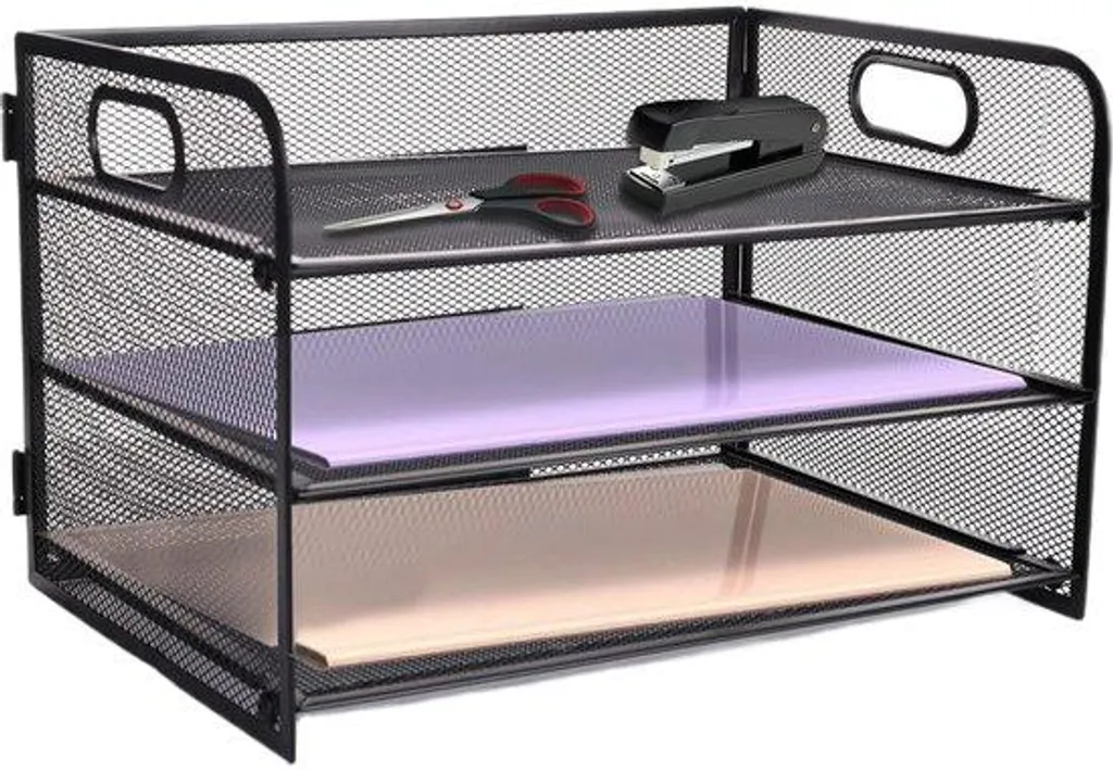 Rangement bureau pour classeurs A4 idéal télétravail et rangement maison