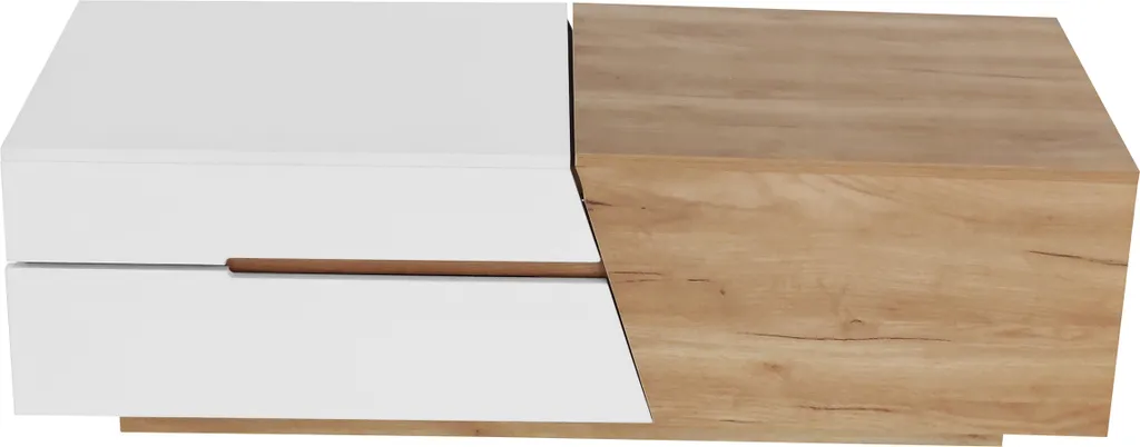 Merax Table Basse avec Rangement Caché et Plateau Extensible de 120cm - 9