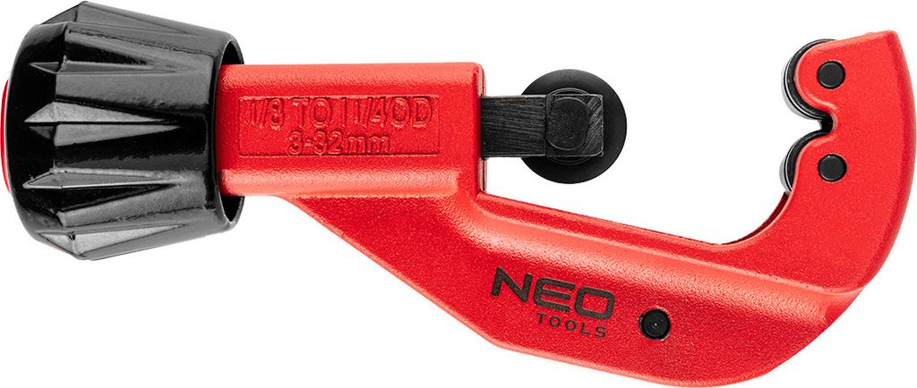 NEO TOOLS Rohrschneider für Rohre zum Schneiden von Kupfer- und Aluminiumrohren 3-32 mm (1,8"-1,1/4")