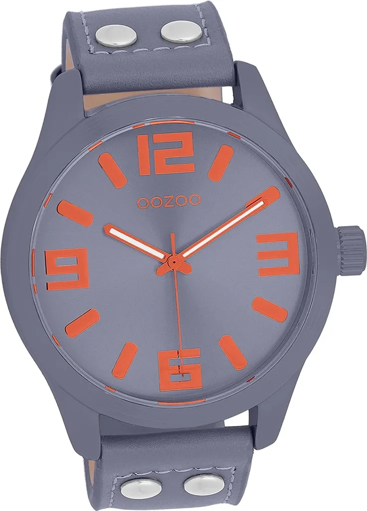 Montre femme Oozoo : fini les bracelets rigides grâce au cuir gris