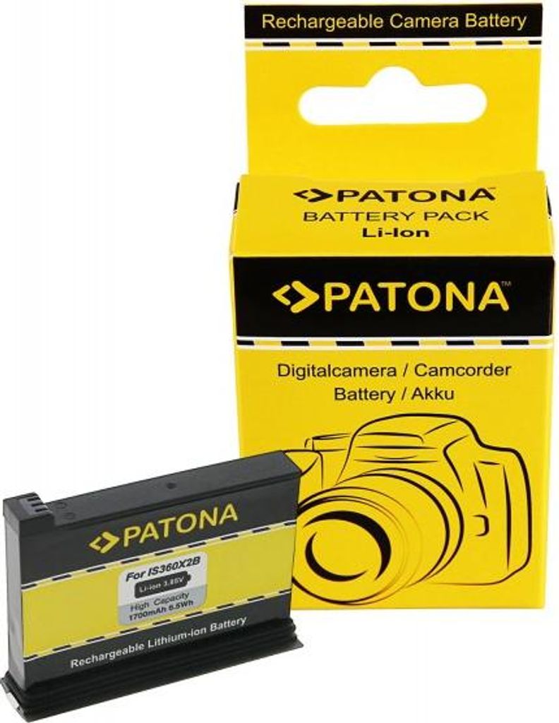 PATONA Akku Insta 360 One X2 IS360X2B für 360° Kamera Produktbild 