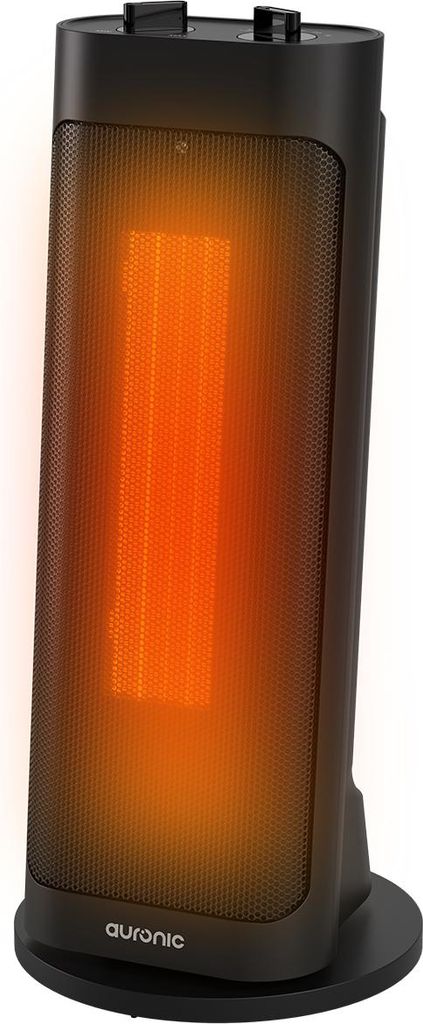Auronic Heizlüfter Pro – 2000W – Keramik-Heizlüfter mit einstellbarem Thermostat und Timer – 2 Wärmestufen - Oszillierend - Elektroheizung...