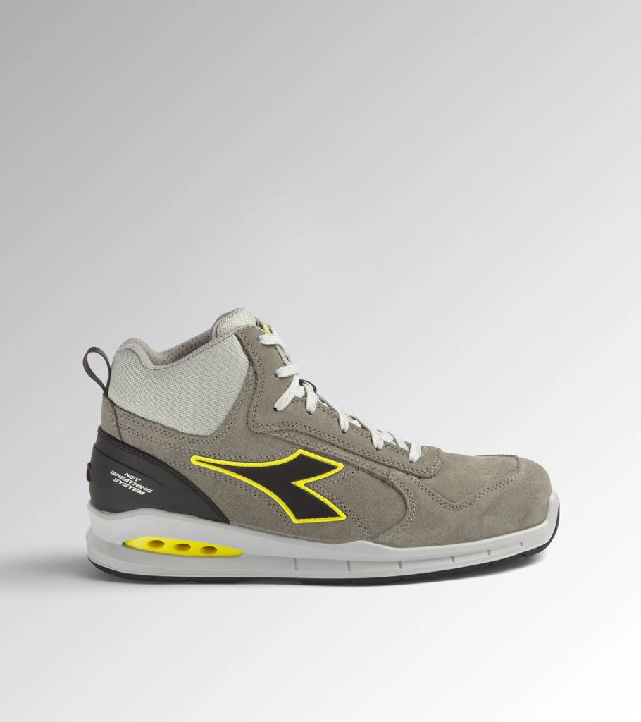 Utility Diadora Schuhhandschuh Run Net Airbox Mid S3 Src Wind Grey