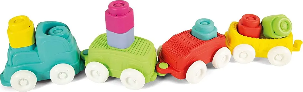 Jouet de construction train Soft Clemmy Junior 12 pièces pour bébé - 5